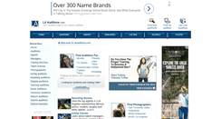 Desktop Screenshot of laauditions.com